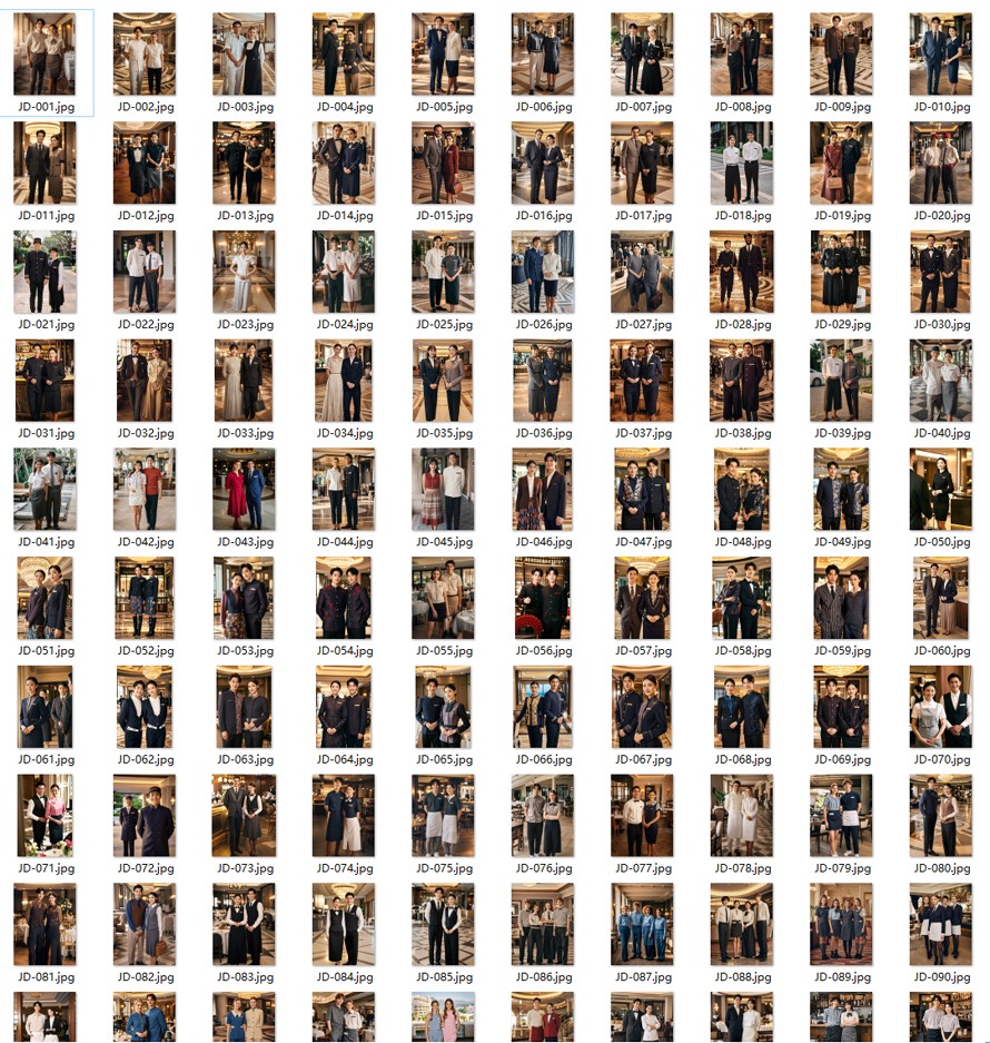 國(guó)際五星級(jí)酒店制服書(shū)籍畫(huà)冊(cè)，春秋季制服款式趨勢(shì)圖書(shū)，服裝畫(huà)冊(cè)，酒店制服設(shè)計(jì)