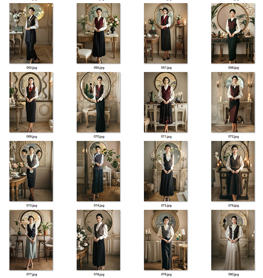 東方雅韻制服圖鑒｜國風(fēng)美學(xué)客服人員制服書籍畫冊