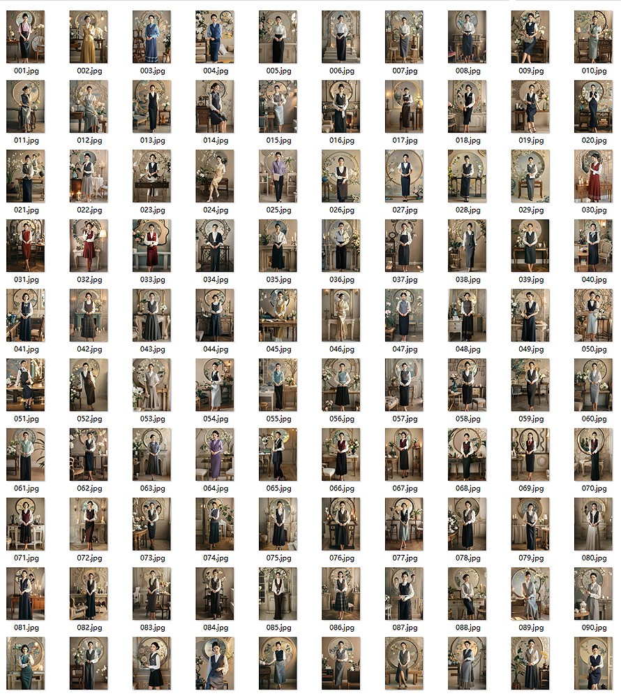 東方雅韻制服圖鑒｜國風(fēng)美學(xué)客服人員制服書籍畫冊