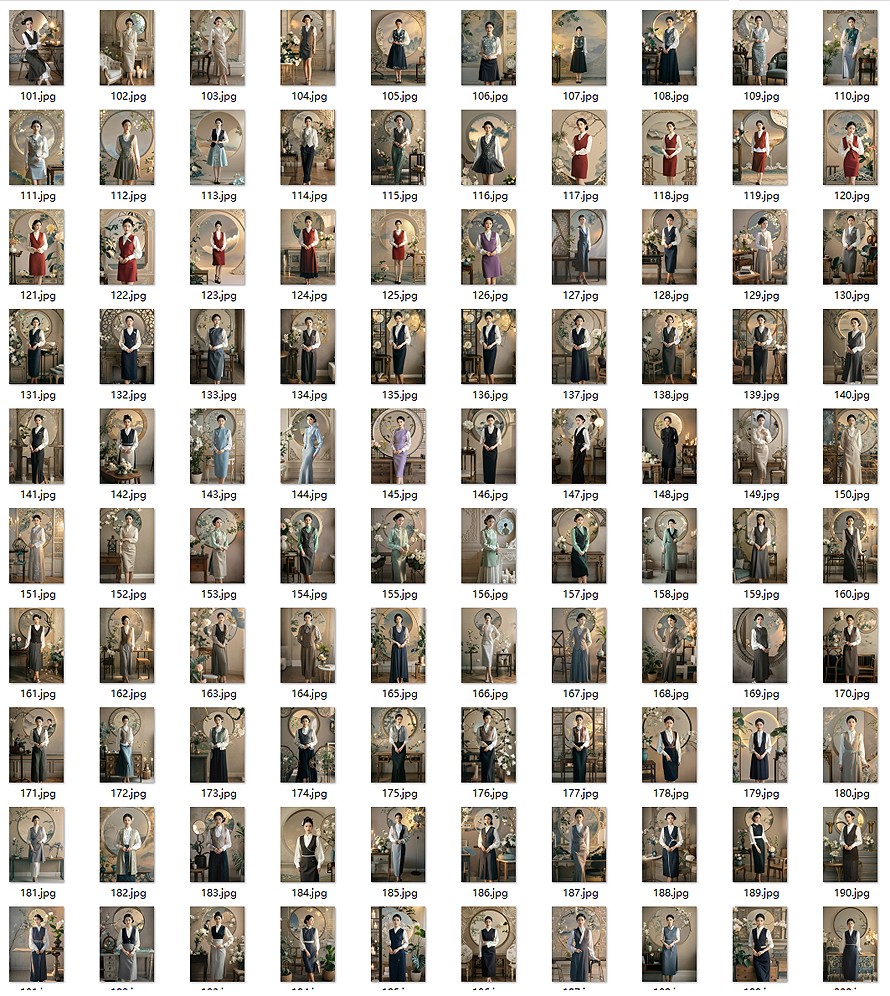 東方雅韻制服圖鑒｜國風(fēng)美學(xué)客服人員制服書籍畫冊