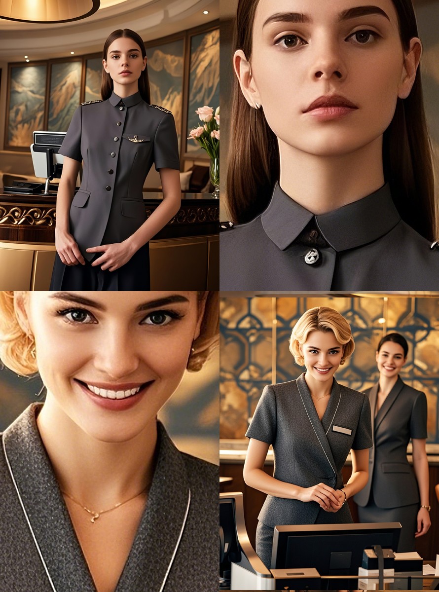 國際酒店酒店顧問經(jīng)理-前臺接待人員-高端夏季職業(yè)裝定制款