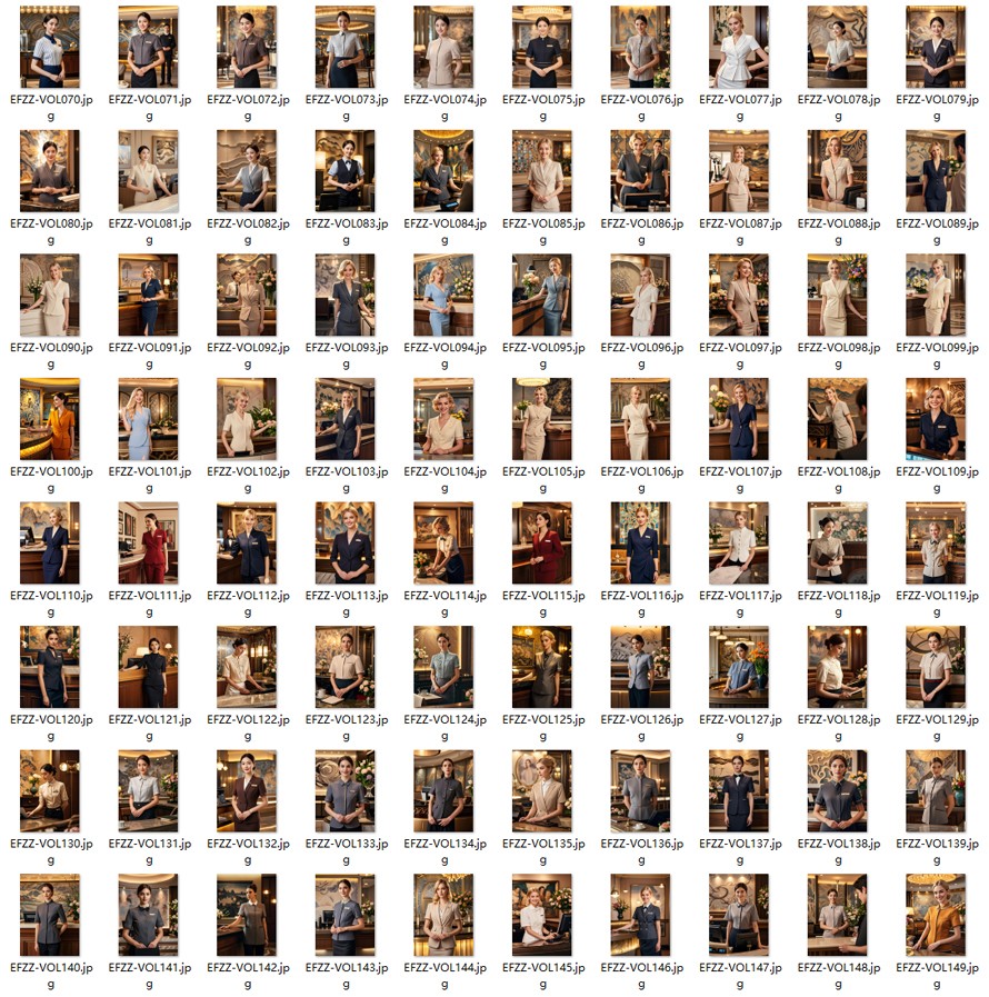 國際酒店酒店顧問經(jīng)理-前臺接待人員-高端夏季職業(yè)裝定制款