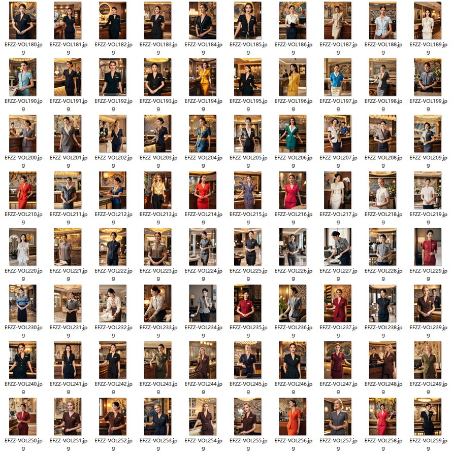 國際酒店酒店顧問經(jīng)理-前臺接待人員-高端夏季職業(yè)裝定制款