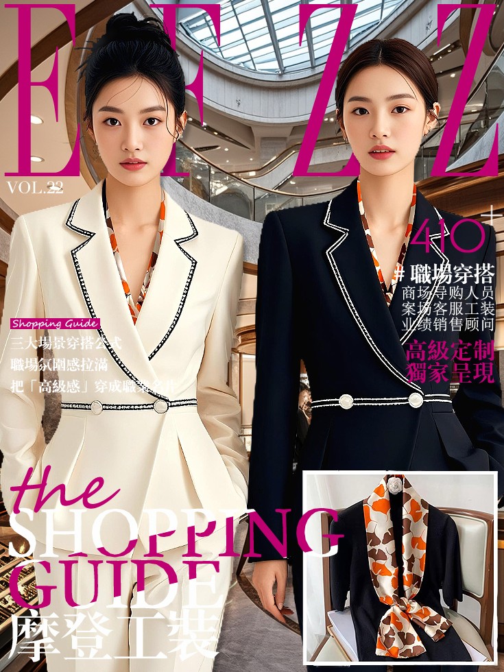 EFZZ時尚導(dǎo)購銷售職業(yè)套裝設(shè)計(jì)畫冊：職場穿搭全場景制服圖鑒