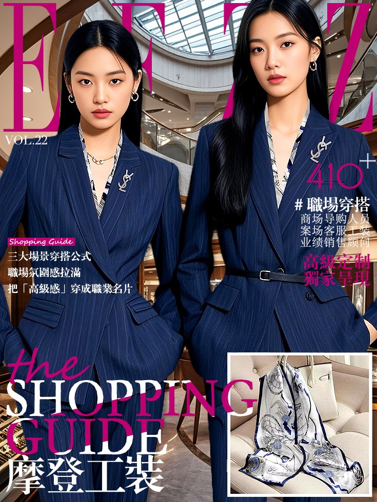 EFZZ時尚導(dǎo)購銷售職業(yè)套裝設(shè)計(jì)畫冊：職場穿搭全場景制服圖鑒