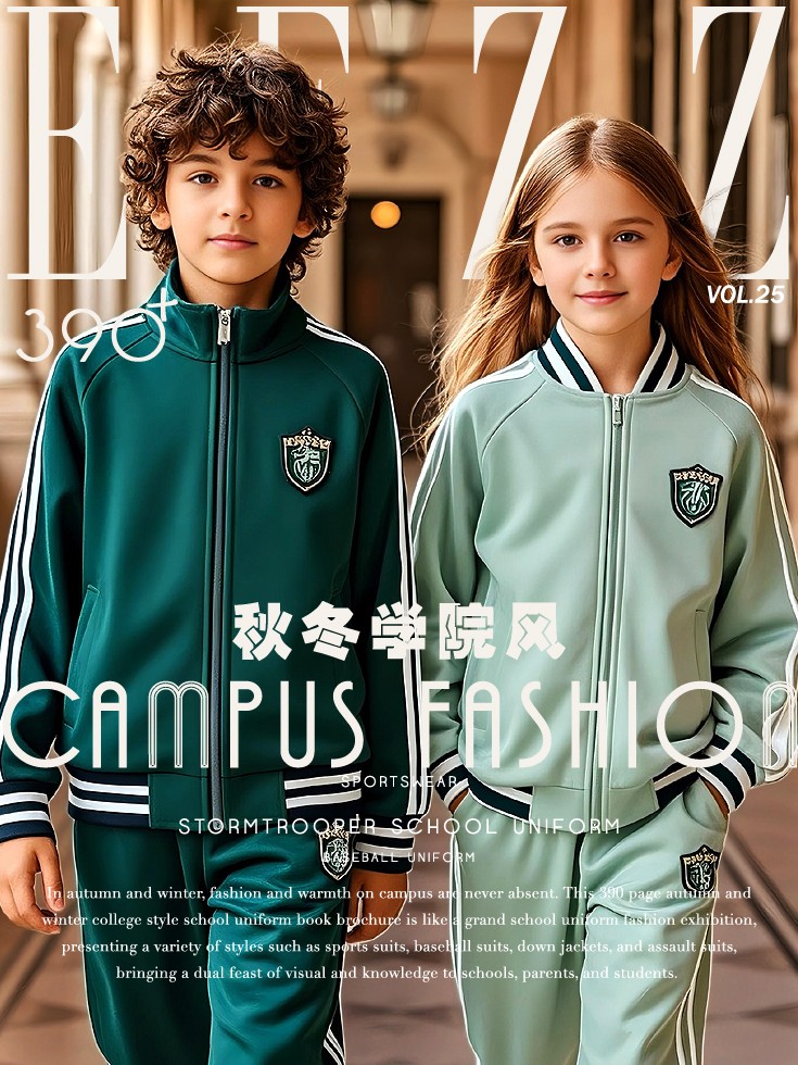 秋冬學院風校服典藏畫冊，秋冬校服設計，秋冬校服定制