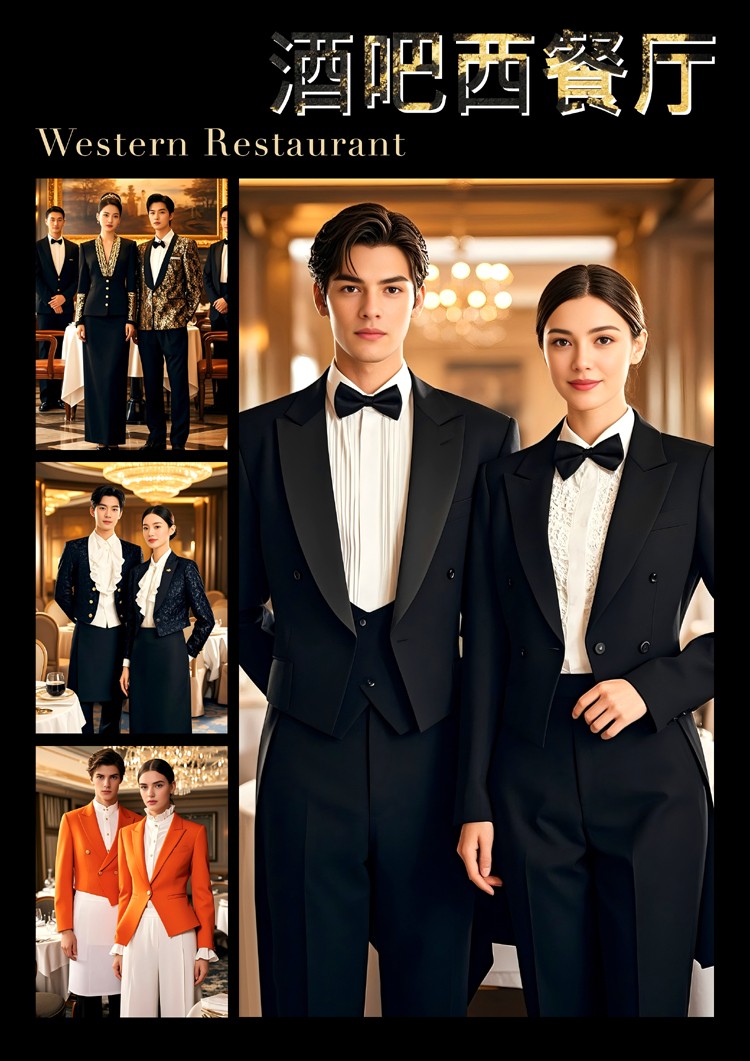 EFZZ國際酒店秋冬制服，酒店人工作服定制圖
