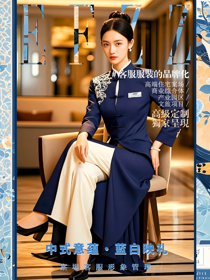 案場客服工作服定制形象管理，案場客服制服定制畫冊