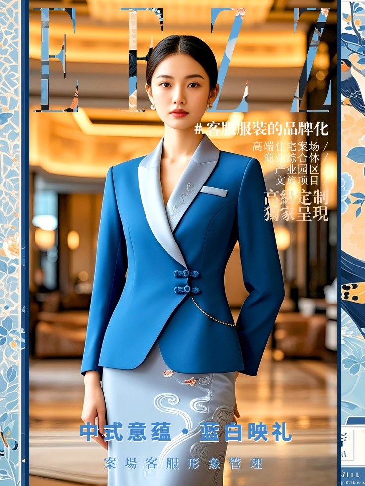 案場客服工作服定制形象管理，案場客服制服定制畫冊