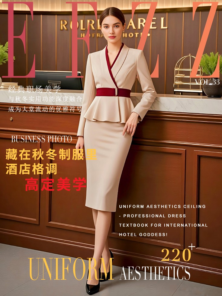 國(guó)際酒店大堂前臺(tái)女接待-高端職業(yè)裝秋冬定制款圖鑒