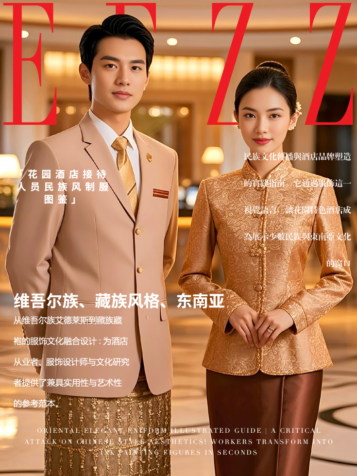 花園酒店接待人員民族風(fēng)制服——東南亞、維吾爾族、藏族風(fēng)格經(jīng)典圖鑒