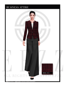 女時(shí)尚OL職業(yè)裝設(shè)計(jì)圖1088