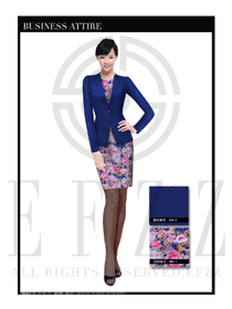 女時(shí)尚OL職業(yè)裝設(shè)計(jì)圖1093