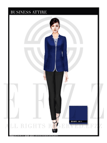 女時尚OL職業(yè)裝設(shè)計圖1100