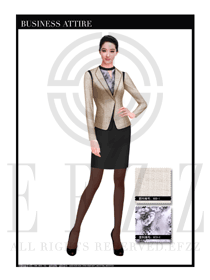 女時(shí)尚OL職業(yè)裝設(shè)計(jì)圖1108