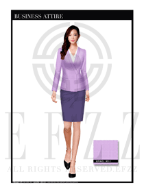 女時(shí)尚OL職業(yè)裝設(shè)計(jì)圖1132