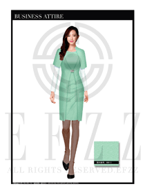 女時(shí)尚OL職業(yè)裝設(shè)計(jì)圖1139