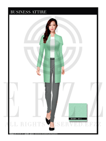女時(shí)尚OL職業(yè)裝設(shè)計(jì)圖1141