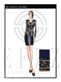 女時尚OL職業(yè)裝設(shè)計圖1159