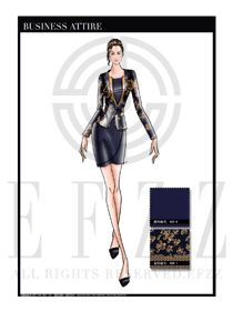 女時尚OL職業(yè)裝設計圖1160
