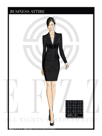 女時(shí)尚OL職業(yè)裝設(shè)計(jì)圖1187
