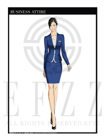 女時(shí)尚OL職業(yè)裝設(shè)計(jì)圖1208