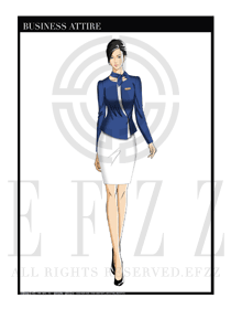 女時(shí)尚OL職業(yè)裝設(shè)計(jì)圖1209