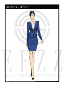 女時(shí)尚OL職業(yè)裝設(shè)計(jì)圖1210