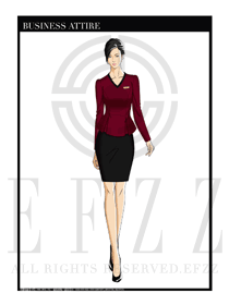 女時尚OL職業(yè)裝設(shè)計(jì)圖1213