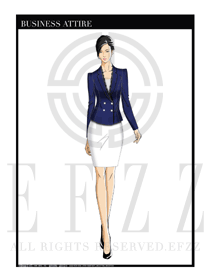 女時(shí)尚OL職業(yè)裝設(shè)計(jì)圖1217