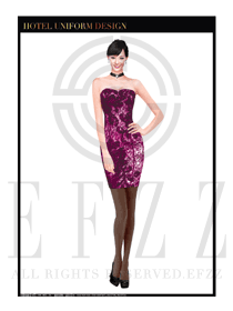 夜場(chǎng)ktv包房公主服設(shè)計(jì)圖730