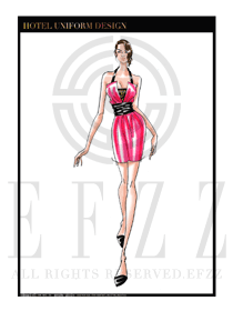 KTV夜場DJ公主服裝設(shè)計(jì)圖754