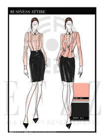 女時(shí)尚OL職業(yè)裝設(shè)計(jì)圖1228