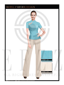 足療會所服務生制服設計圖583