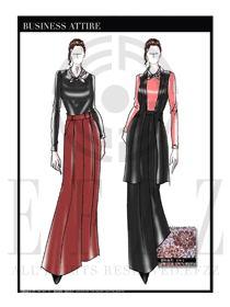 女時尚OL職業(yè)裝設(shè)計圖1245