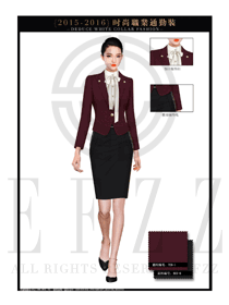 OL時(shí)尚女秋冬長袖職業(yè)裝設(shè)計(jì)圖1250