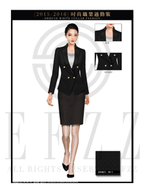 女時(shí)尚OL職業(yè)裝設(shè)計(jì)圖1251