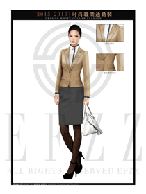 女時(shí)尚OL職業(yè)裝設(shè)計(jì)圖1257
