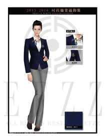 藏藍(lán)色時(shí)尚女秋冬職業(yè)裝外套設(shè)計(jì)圖1291