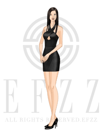 夜總會ktv包房公主制服設(shè)計圖537