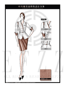 大師手繪時(shí)尚OL女裝短裙款職業(yè)裝設(shè)計(jì)圖584