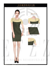 時(shí)尚OL女職業(yè)裝制服設(shè)計(jì)圖587