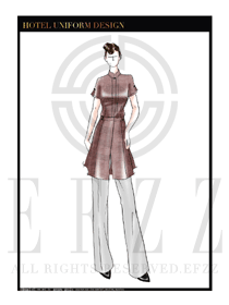 水療SPA會所咨客迎賓服裝款式圖421