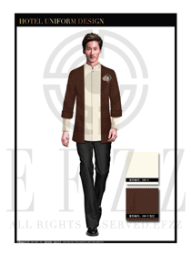 玫紅色男款中式服裝大堂經(jīng)理制服設計圖1010
