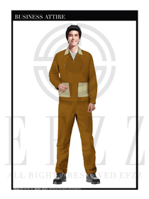 棕色男款4S店春秋工程服制服設(shè)計圖1157
