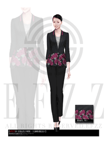 時尚女款西裝酒店經(jīng)理服裝款式設(shè)計圖466