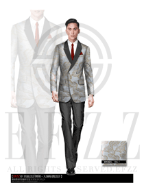 原創(chuàng)制服設(shè)計(jì)長袖男款酒店大堂服裝款式圖978