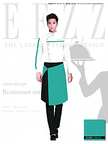 原創(chuàng)制服設計淺綠色男款酒店民族特色服裝款式圖184