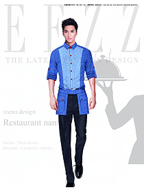 原創(chuàng)制服設(shè)計男款民族特色酒店服裝款式圖197