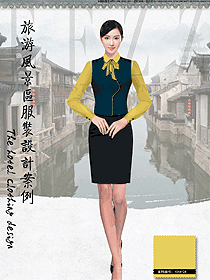 新款女西餐服務(wù)員制服設(shè)計圖1296